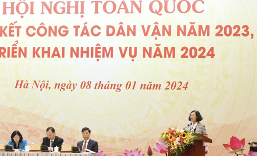 Bố trí cán bộ làm công tác dân vận phải là người gương mẫu, toàn tâm toàn ý